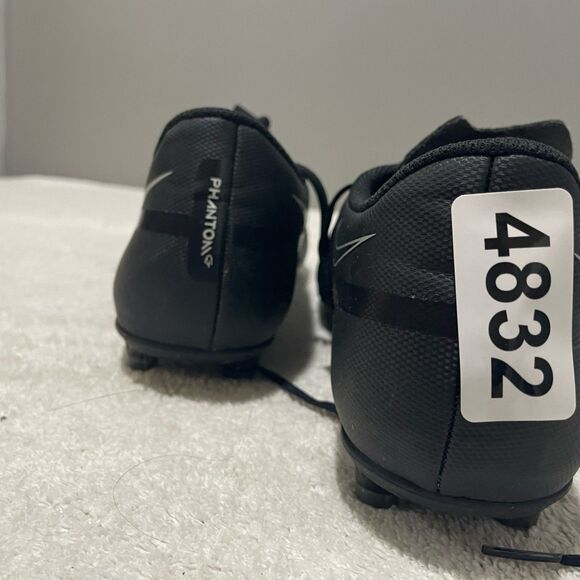 Nike Phantom GT2 Club MG Mens Black Silver Soccer Cleats 8.5 Athletic Lace Up - Picture 12 of 12